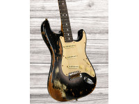 Fender Custom Shop Limited Edition 66 Stratocaster Super Heavy Relic Aged Black Fender Custom Shop Limited Edition 66 Stratocaster Super Heavy Relic Aged Black